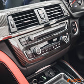 FloKraft Carbon Fibre Center Dashboard Trim Cover for BMW 3 - Series F30 F31 4 Series F32 F33 M3 F80 M4 F82 F83 - Mars Performance